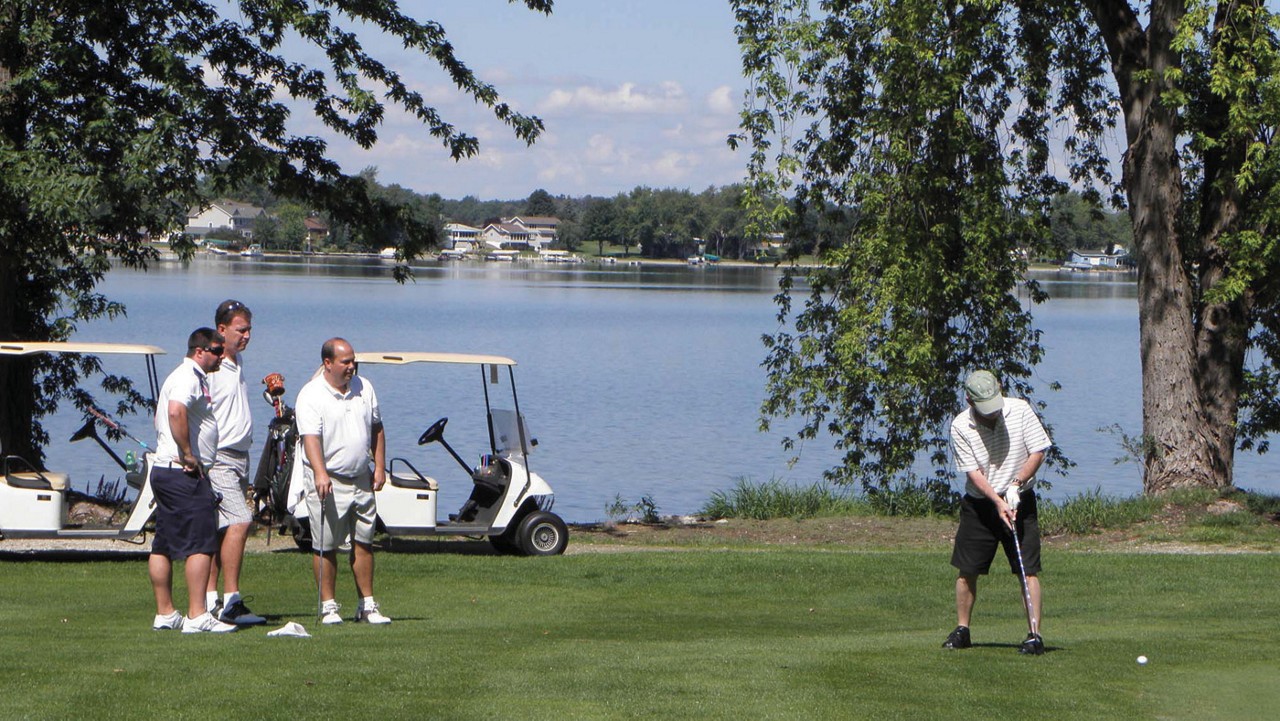 A group of golfers in Coldwater Country Michigan